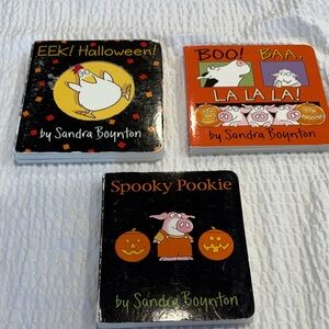 Sandra Boynton Halloween Board Books - Spooky Pookie + EEK! + BOO!